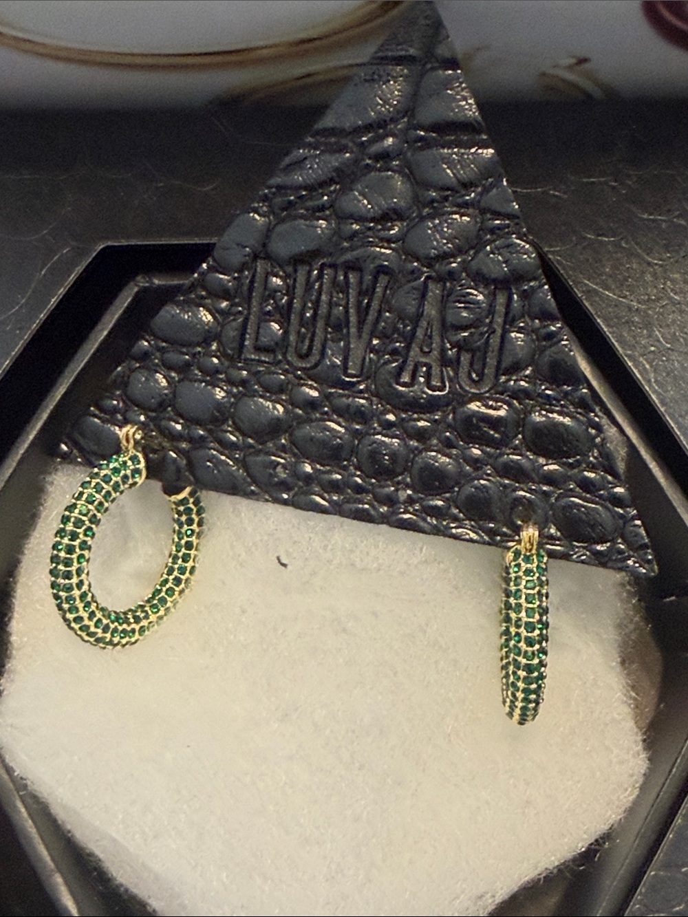 Luv aj green pave amalfi hoops